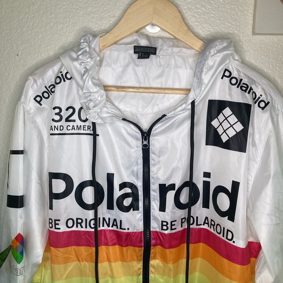 Forever 21 Polaroid Windbreaker Jacket - Picture 3 of 5